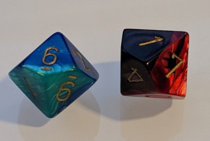10-sided gaming dice